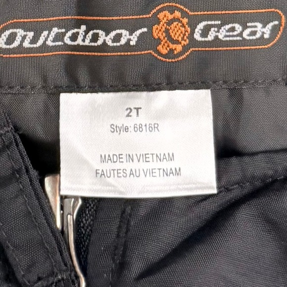 Outdoor Gear Toddler/ Kids Snow Bib 2T Black Waterproof Insulated Overalls Pants - Picture 6 of 7